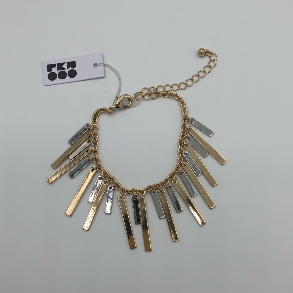 Romolo Bracelet Gold Tone and Silver Tone